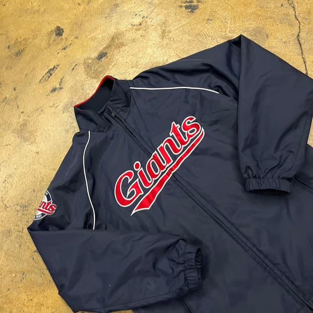 [L] ATC 샌프란시스코 롯데 자이언츠 야구 점퍼 네이비 b17