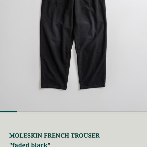 [구매] 비헤비어 몰스킨 프렌치 트라우저 3사이즈