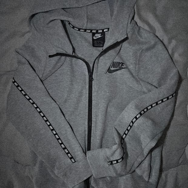 나이키 그레이 후드집업