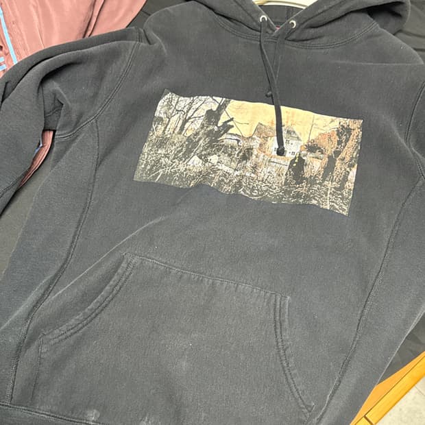 슈프림 블랙사바스 후드