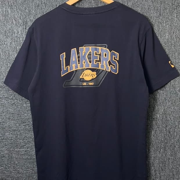 NBA LA 레이커스 네이비 반팔티 L