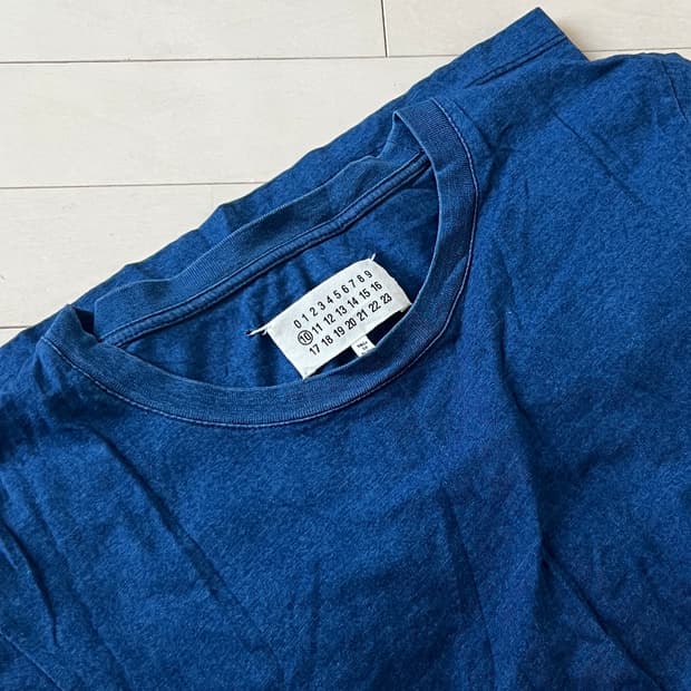 Maison Margiela 마르지엘라 블루 반팔