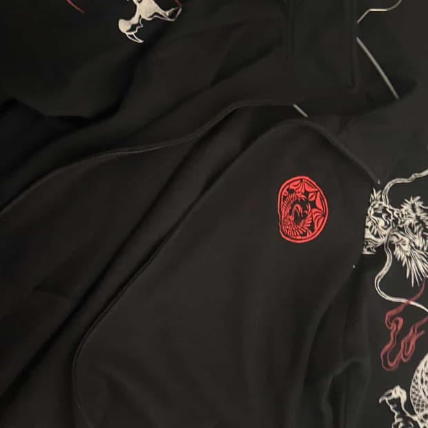 빈티지 용 집업