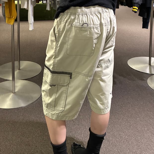 LL)Converse 빈티지 여성 스티치 카고 쇼츠(이염)