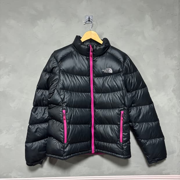 노스페이스 600 구스다운 패딩 블랙핑크