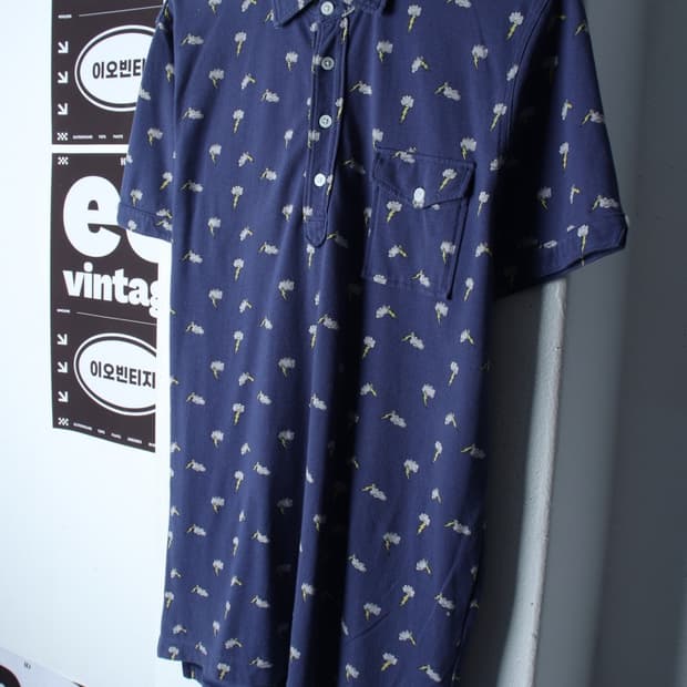 (XL-2XL) 유니클로 반팔 카라 티셔츠 마이클바스티안-H35644