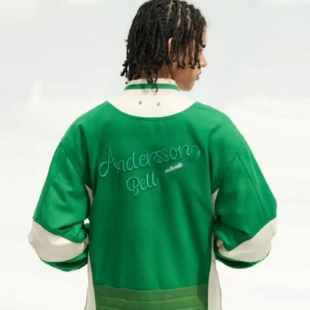 앤더슨벨 모터사이클 자켓 그린 M