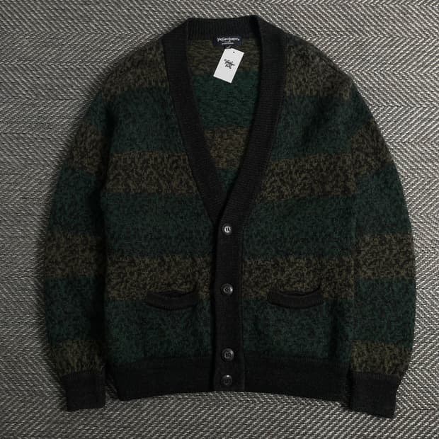 90s 입생로랑 아카이브 울 패턴 가디건o 3922