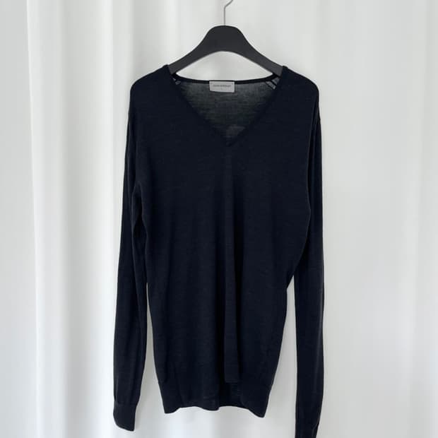 John smedley 퓨어울 니트 네이비