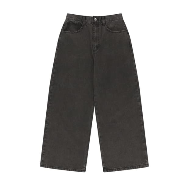 코이세이오 더블 스티치 데님 팬츠 블랙 size 1