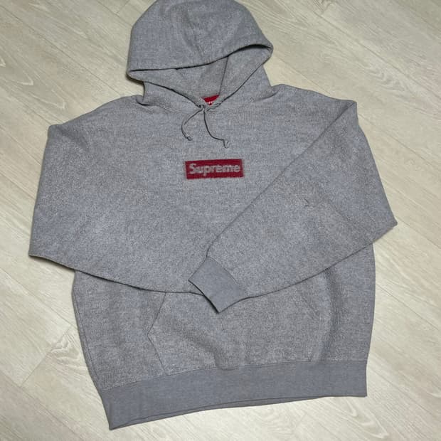 슈프림 인사이드 아웃 박스로고 후디 L사이즈