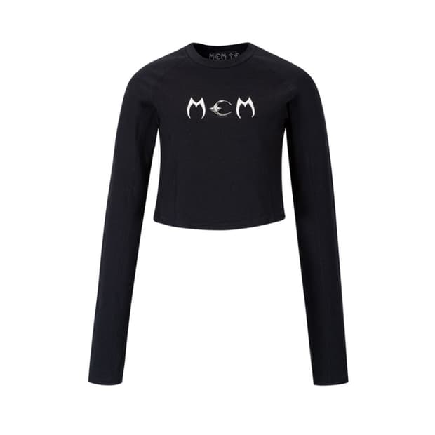 MCM x Thug Club 크롭 슬리브 블랙