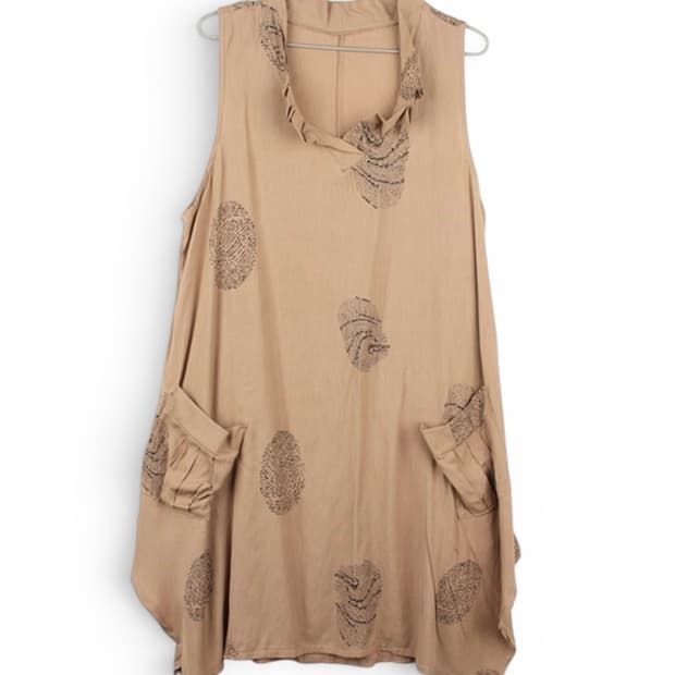 fingerprint  vintage dress
