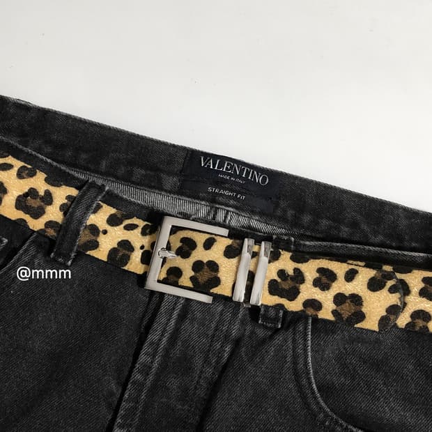 [Unisex]팬서 레오파드 호피 송치 벨트🐆