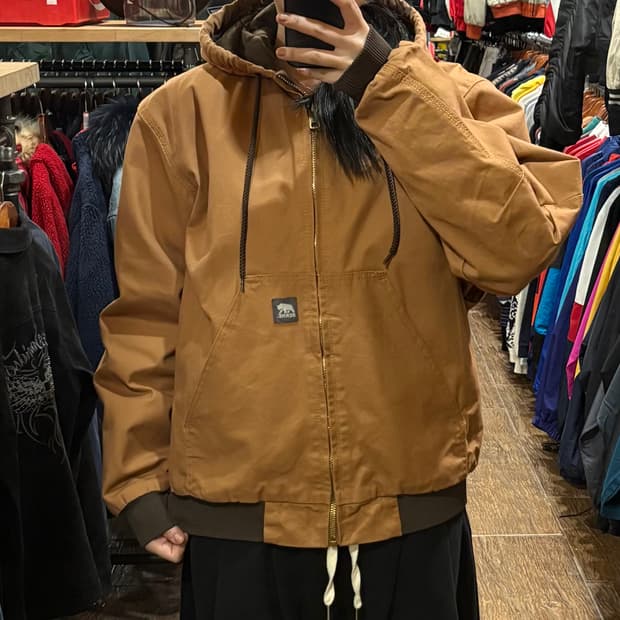 [HI] 번 워크자켓 브라운