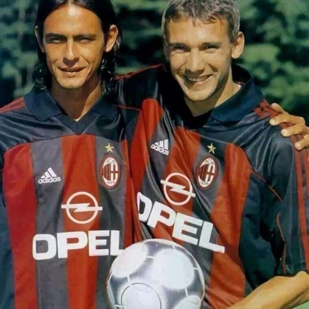 00년 Made in italy 아디다스 ac밀란 세브첸코 축구유니폼