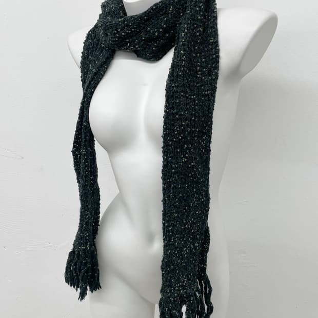 페어리 부클 짜임 머플러 