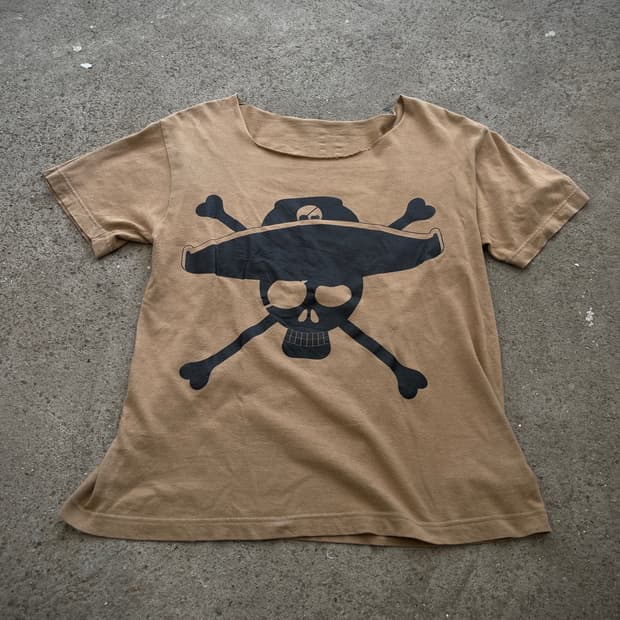 (Remake)u neck skull t