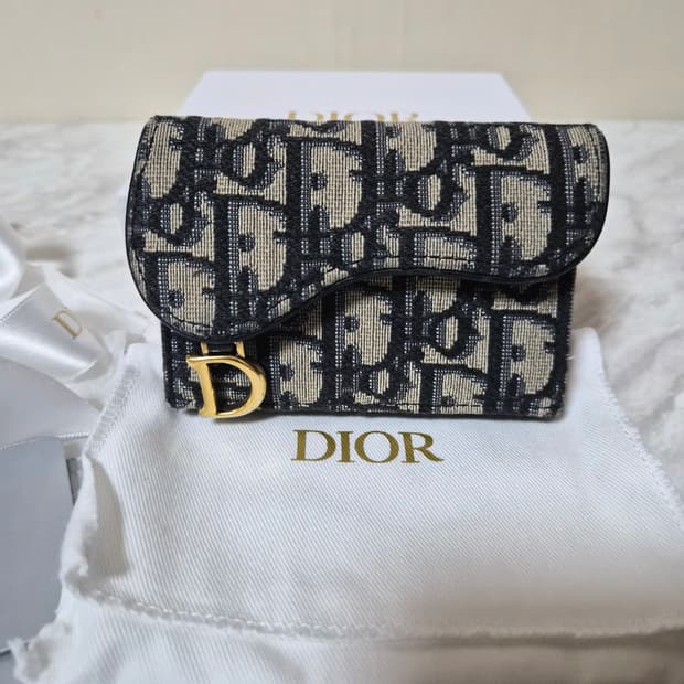 디올 오블리크 카드지갑 