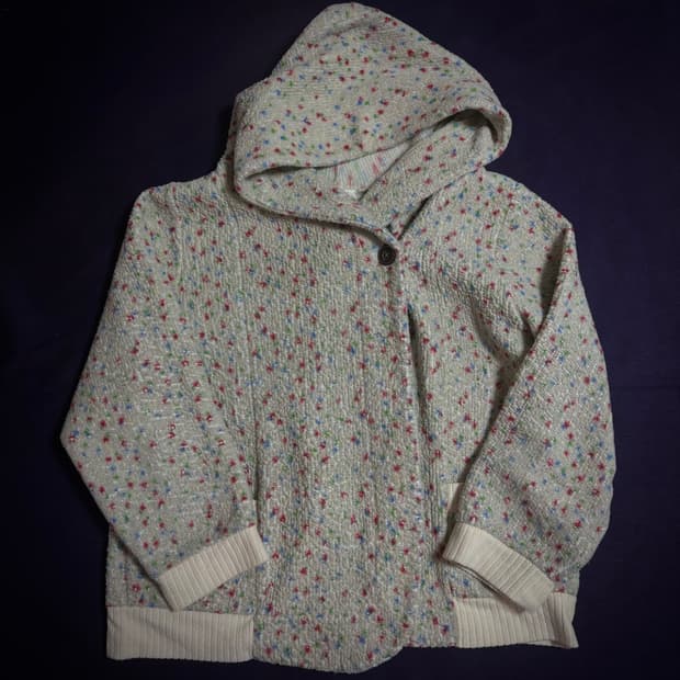 muchacha nep knit hood cardigan