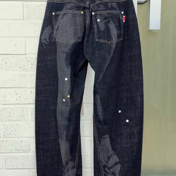 스컬프터 Pill Denim Pants Indigo Blue