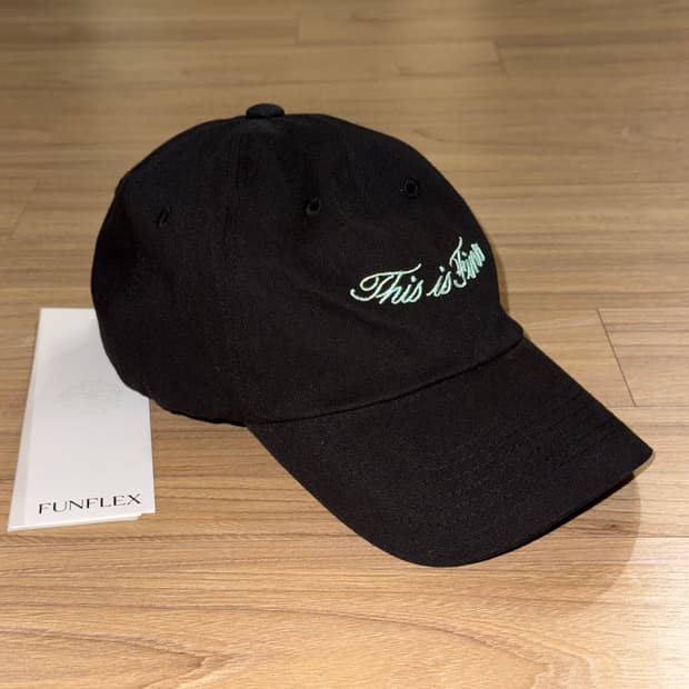 디스이즈파인 This is Fine 시그니처 볼캡 블랙 OS