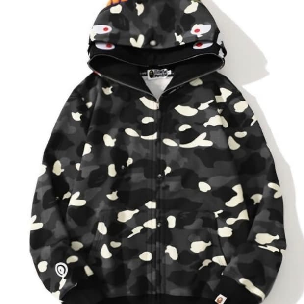 베이프 더블샤크후드 m 새상품 시티카모