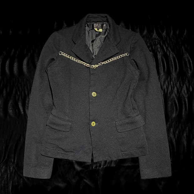 꼼데가르송 체인 블레이저