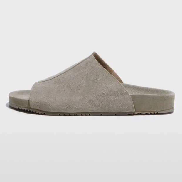 [260-265] 코모레비뮤지엄 스웨이드 슬리퍼(베이지)