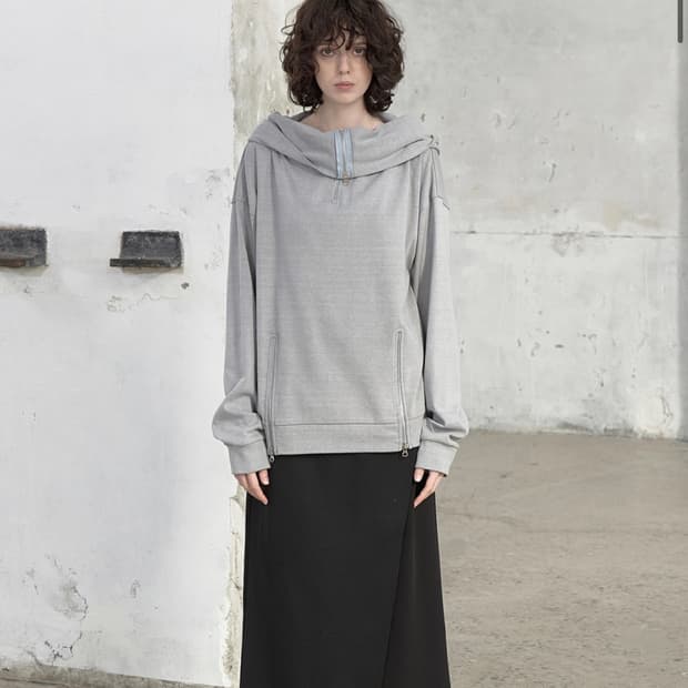 다이닛 빅 후드 BIG HOODED SWEAT PULLOVER