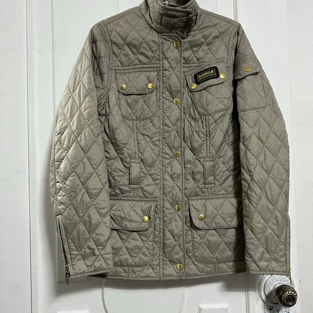 바버 인터내셔널 퀄팅 자켓