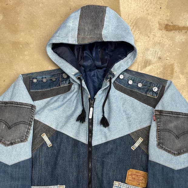 XL 리바이스 데님 커스텀 자켓