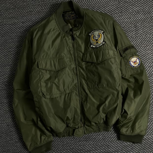 밀리터리 빈티지 패치 로고 ma-1 플라이트 자켓 y 3461