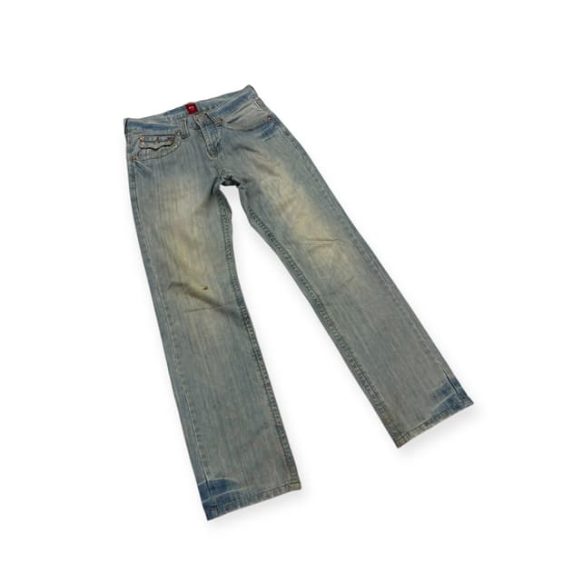 트루릴리전 853 연청  데님 