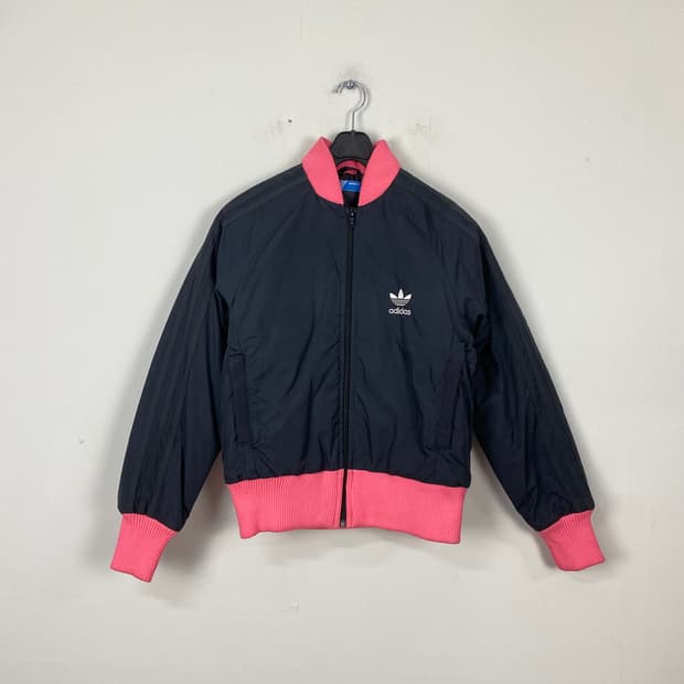 아디다스 댄스 38 봄버 패딩 자켓 새상품 S