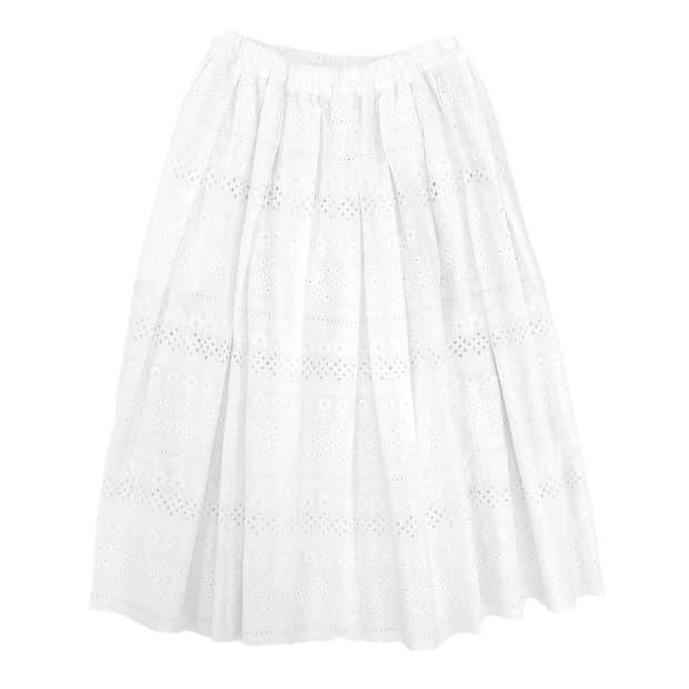 Comme des Garçons Eyelet Lace Skirt/ S