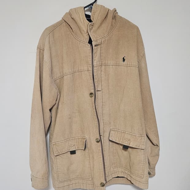 폴로 코듀로이 후드자켓