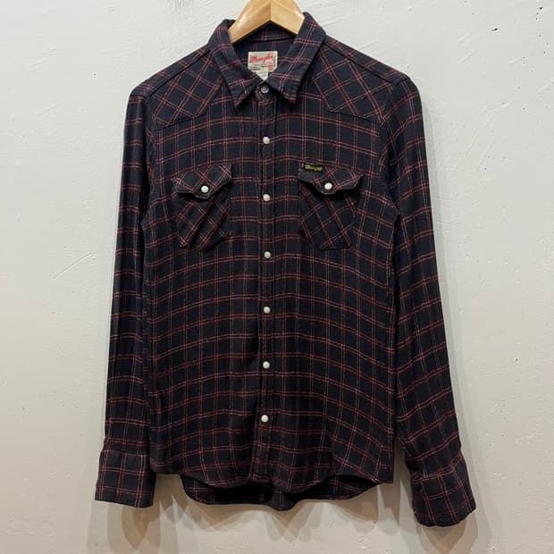 랭글러 웨스턴 플란넬 셔츠 우먼즈 Made in JAPAN 