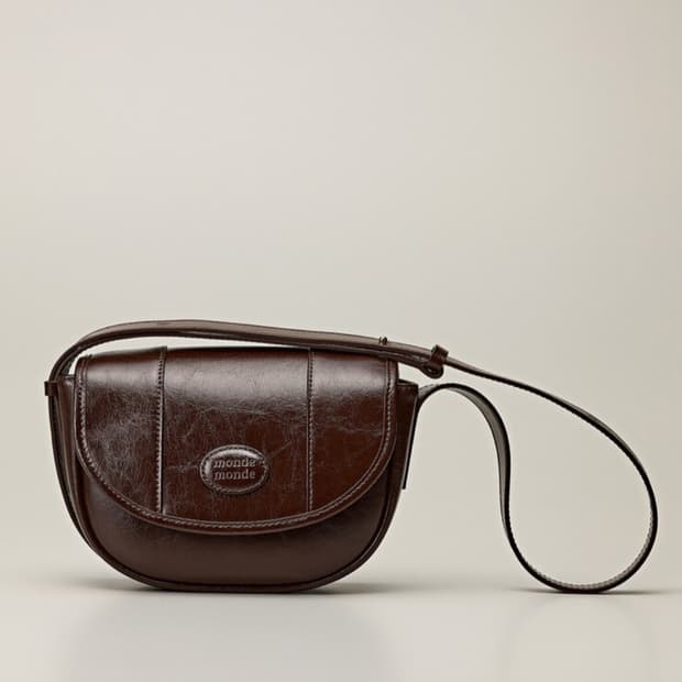 몽드몽드
하프문 미니백 모카브라운 Half Moon mini Bag