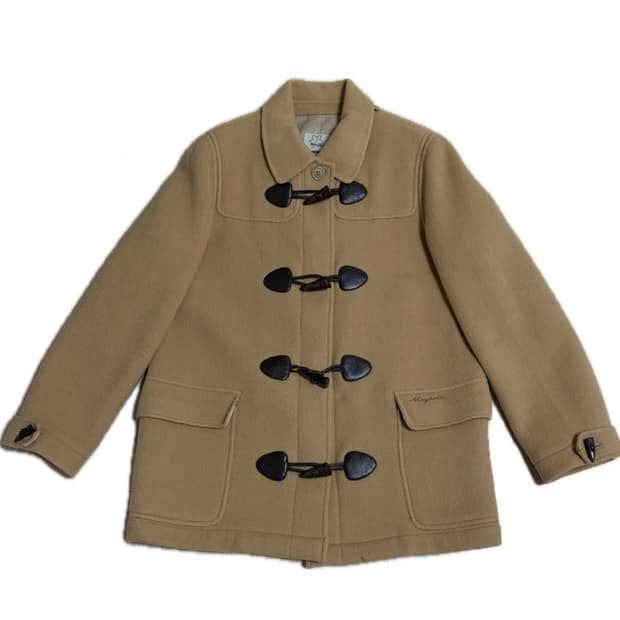 빈티지 베이지 더블코트 