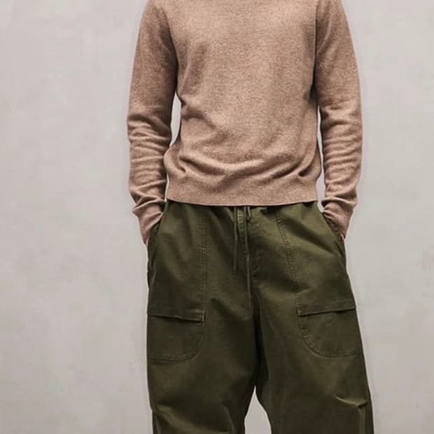 Entire studios 카고팬츠 올리브
