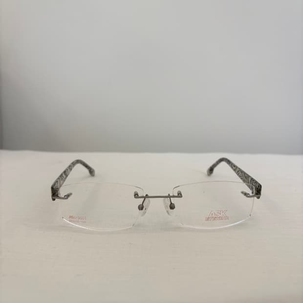 ASK 사각 무테 빈티지 안경