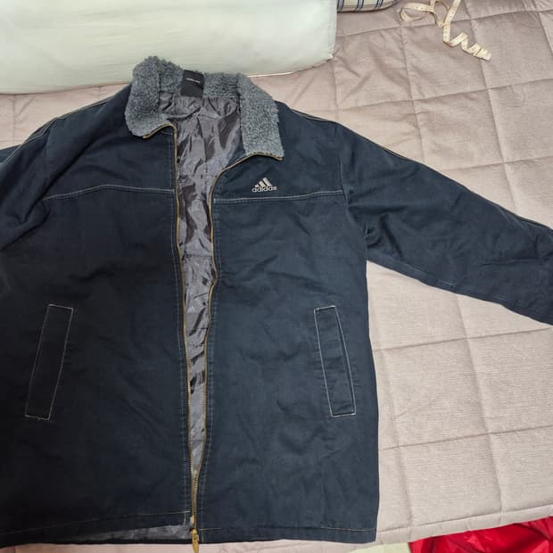 아디다스 네이비기모 안감 워크 자켓 판매/교환