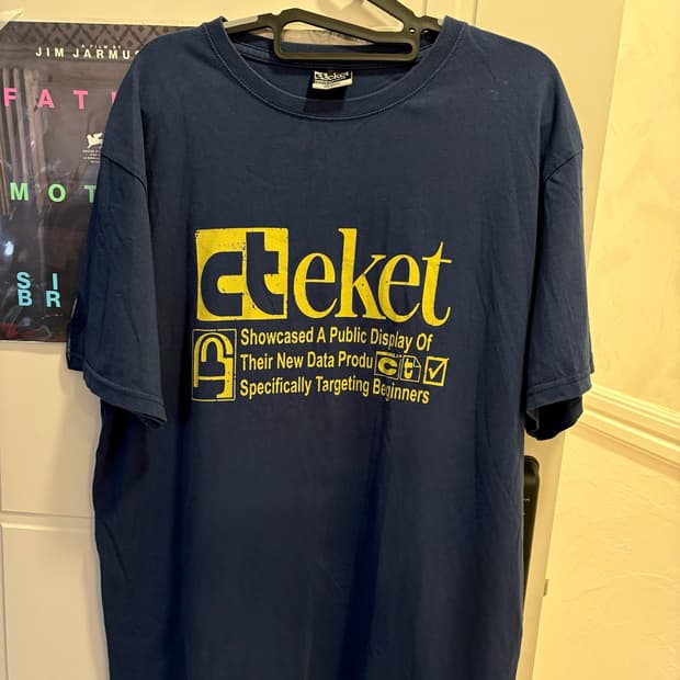 Teket Plan Tee navy M