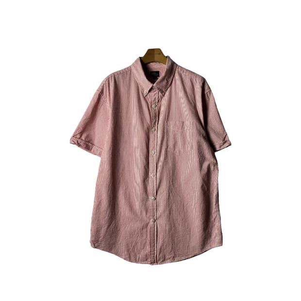 [LL Bean] 엘엘빈 스트라이프 시어서커 반팔셔츠