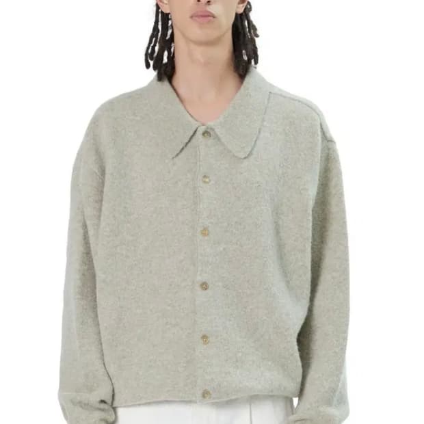 브라운야드 알파카 가디건