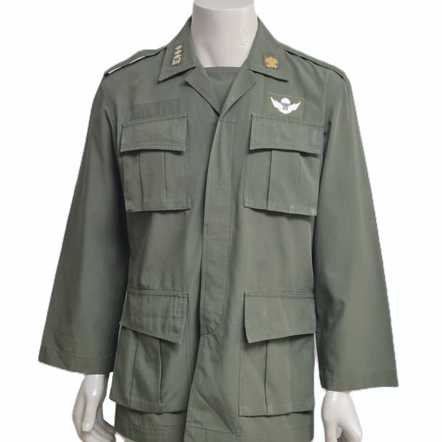 육군 구형 대위 보병 민무늬 엘리트복 전투복 상의 자켓 (L)