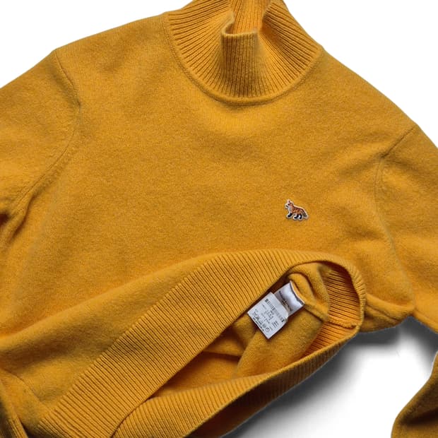 [M] 메종키츠네 램스울 터틀넥 니트