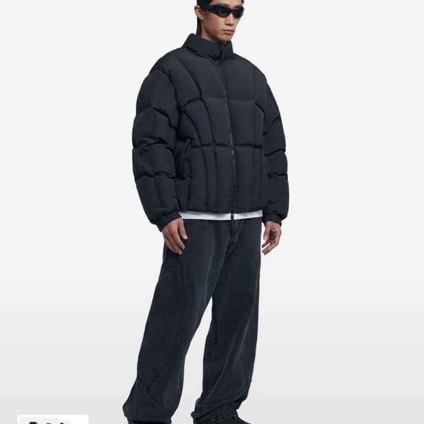 노메뉴얼 커브 다운 자켓 패딩 M