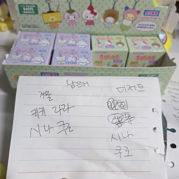 치비토모 랜덤키링 확정판매